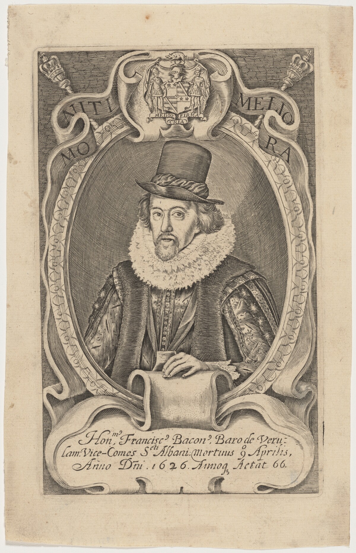 Sir Francis Bacon by Simon de Passe