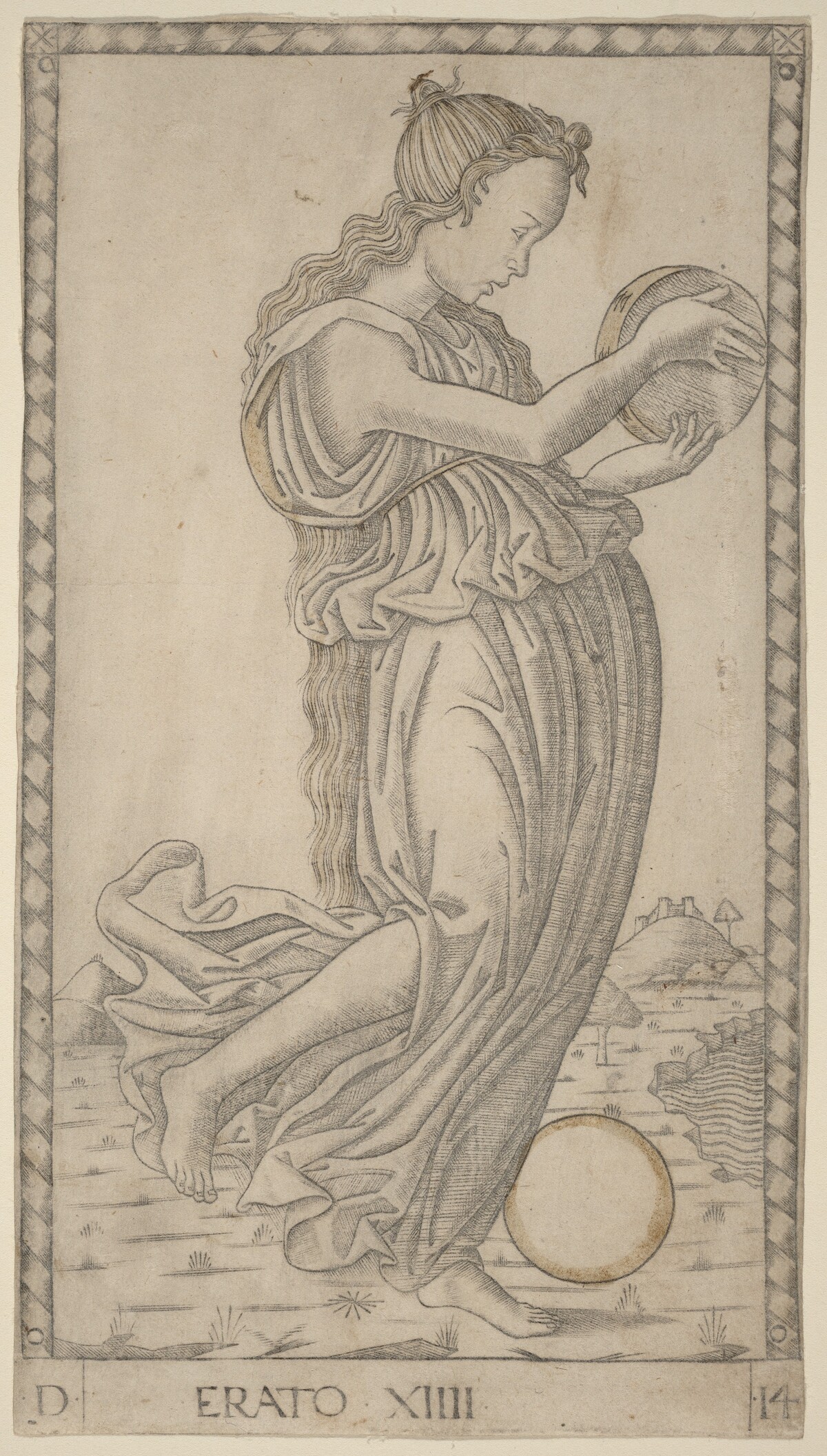 Erato by Master of the E-Series Tarocchi