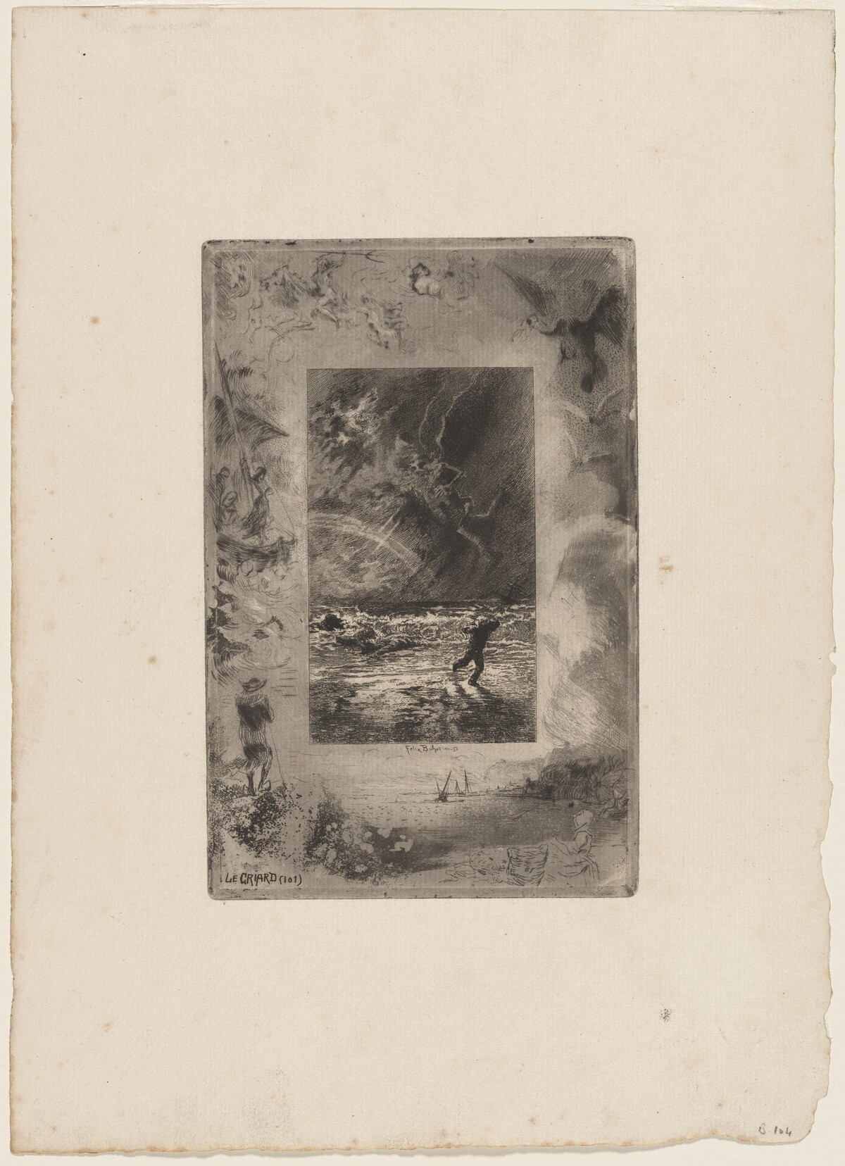 Le Criard by Félix-Hilaire Buhot