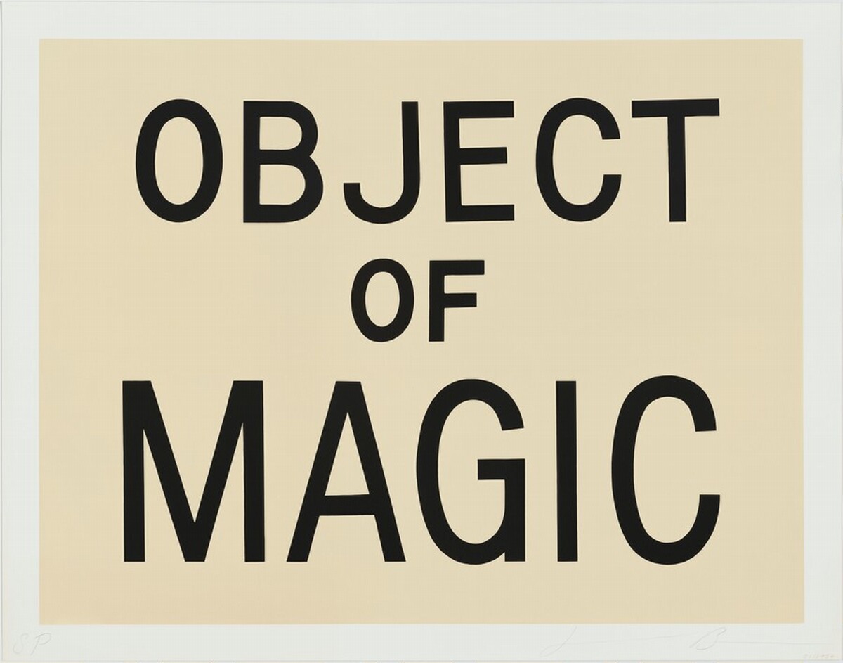 Object of Magic [special proof] by Jonathan Borofsky