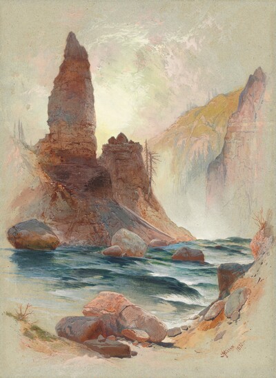 Tower at Tower Falls, Yellowstone
