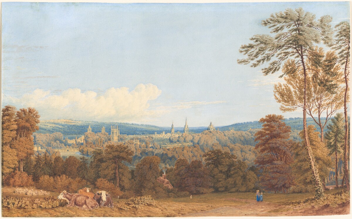 View of Oxford from Headington Hill by William Turner of Oxford