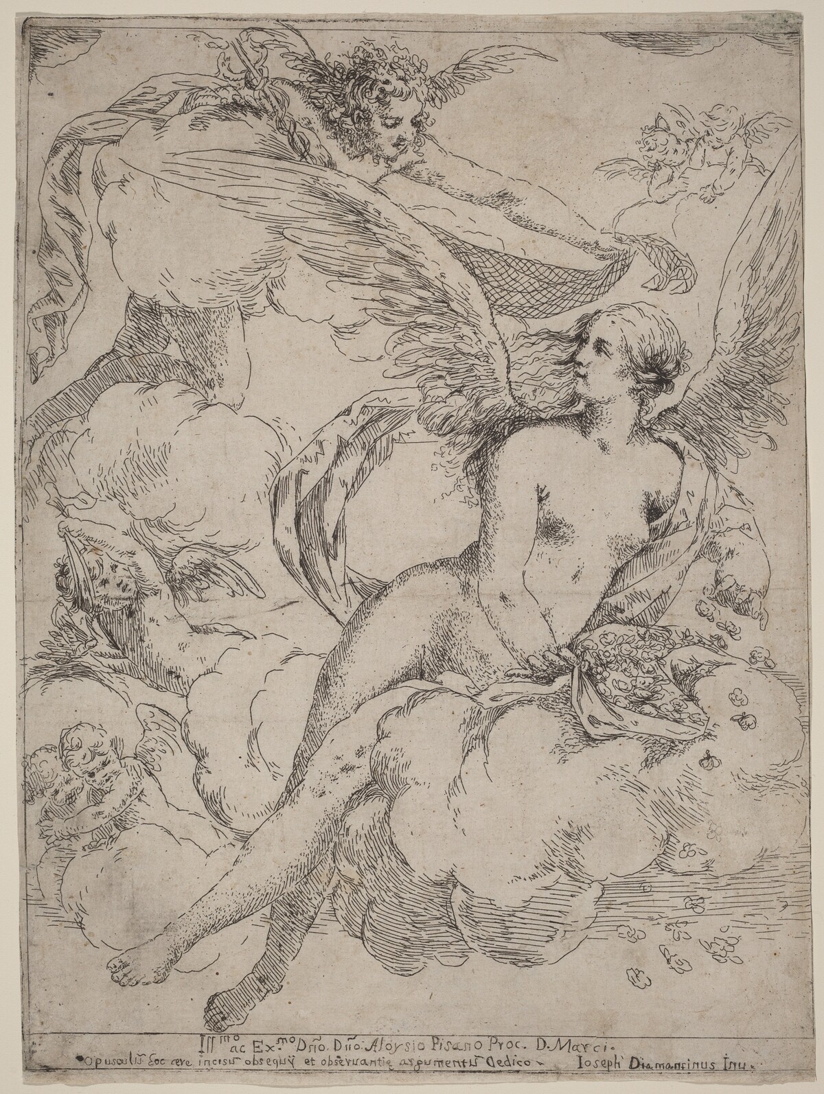 Flora and Mercury by Giuseppe Diamantini