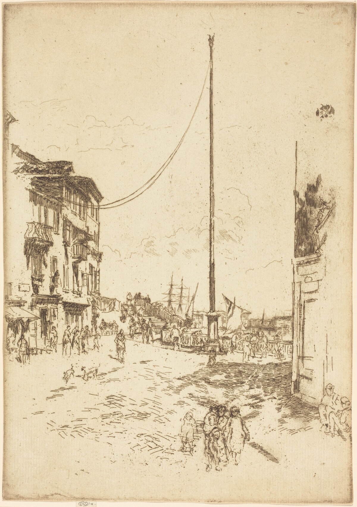 The Little Mast by James McNeill Whistler