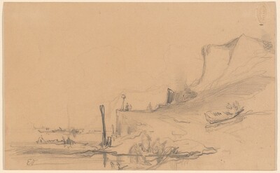 A Coast Road with Cliffs in the North of France