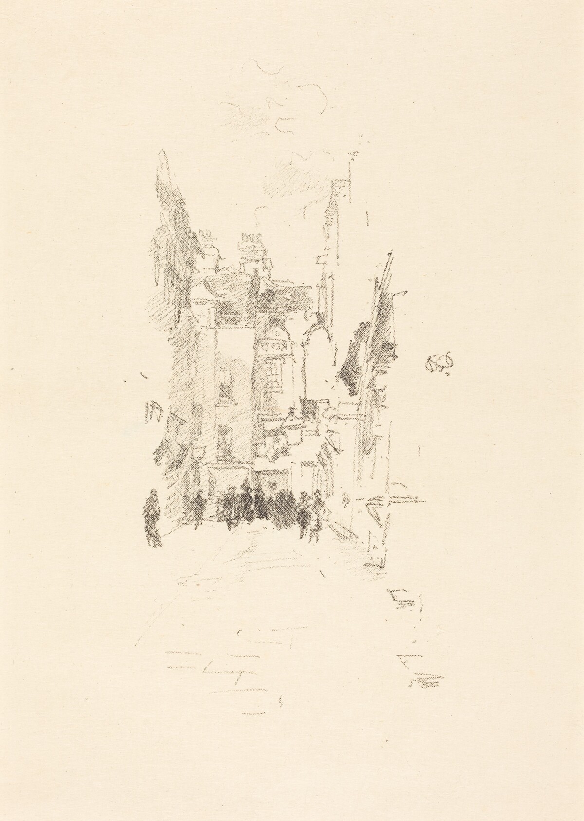 Little Court, Cloth Fair by James McNeill Whistler