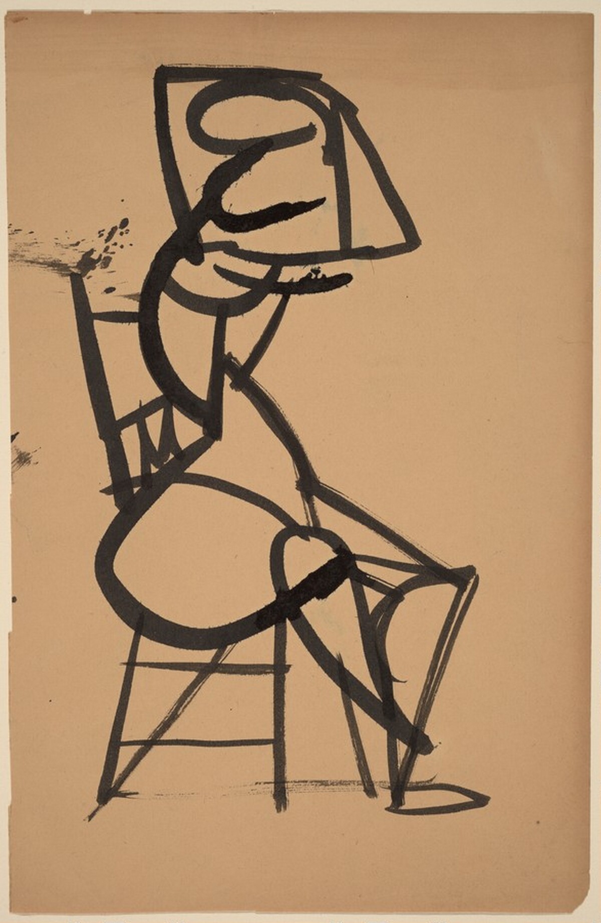 Seated Figure by Franz Kline