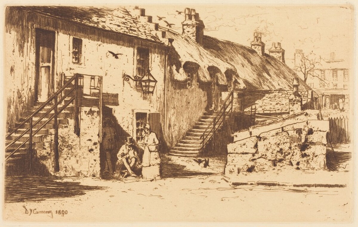 Old Bridge Inn, Partick, No.2 by David Young Cameron