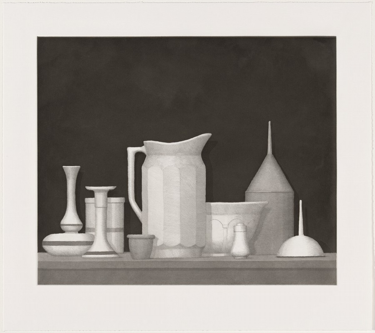 Viale [working proof 38] by William Bailey