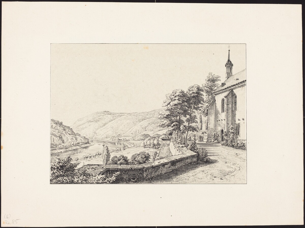 The Convent Terrace by Ernst Fries