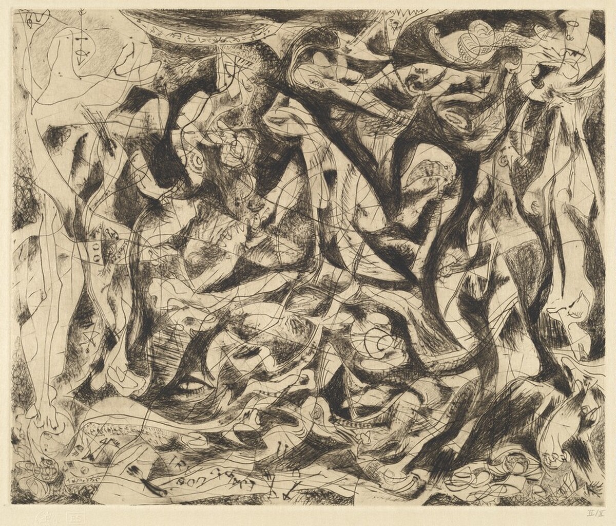 Untitled by Jackson Pollock