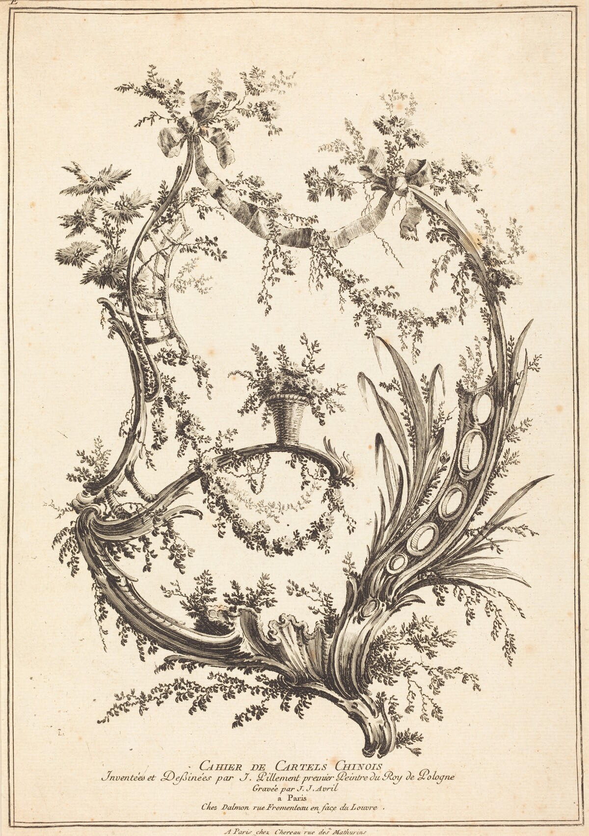 Title Page by Jean-Jacques Avril I after Jean-Baptiste Pillement