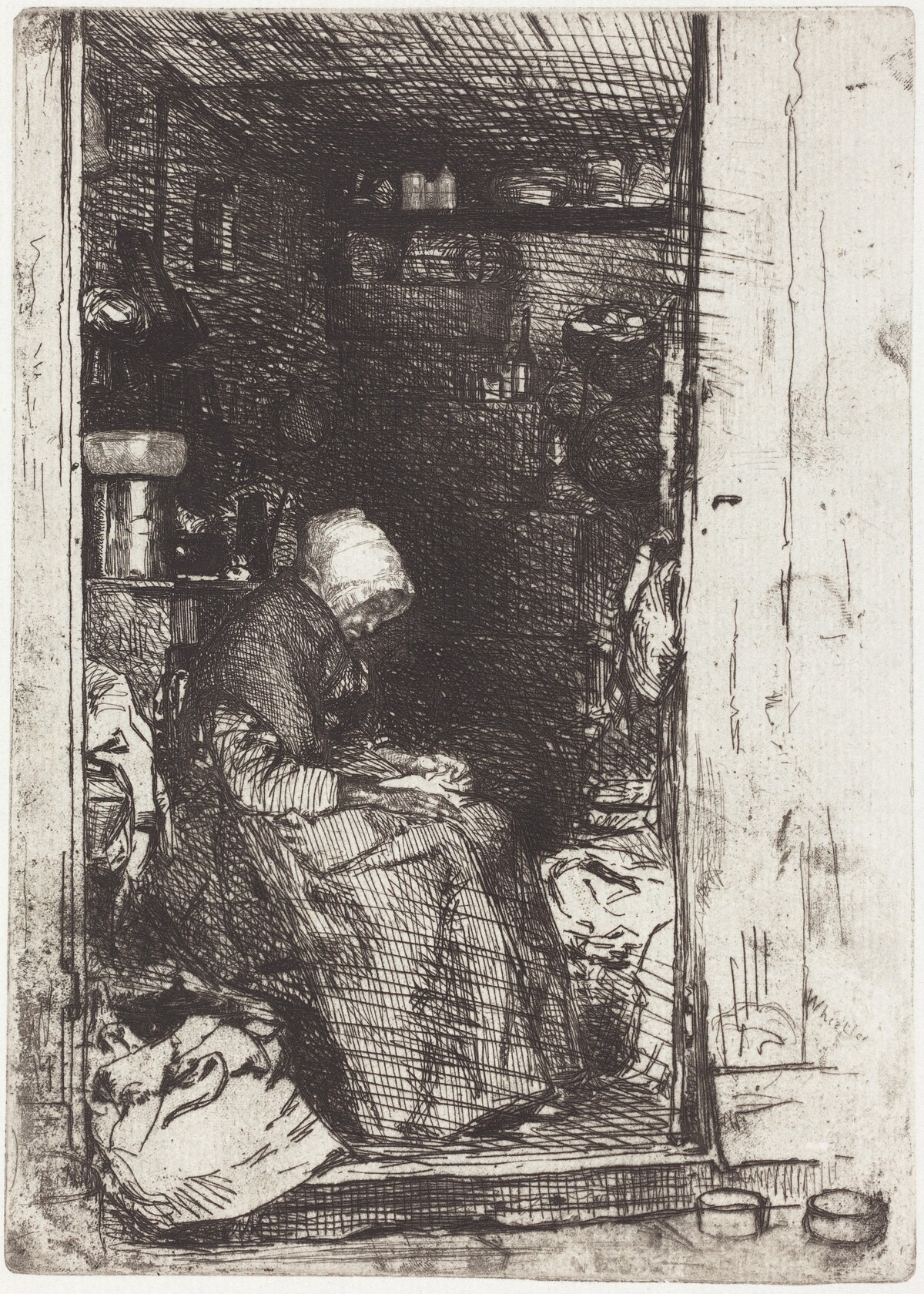 La Vieille aux Loques by James McNeill Whistler