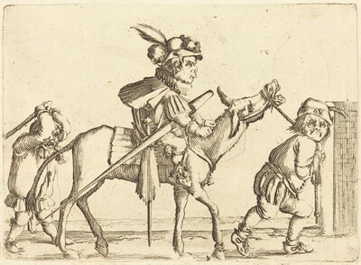 Dwarf Riding an Ass