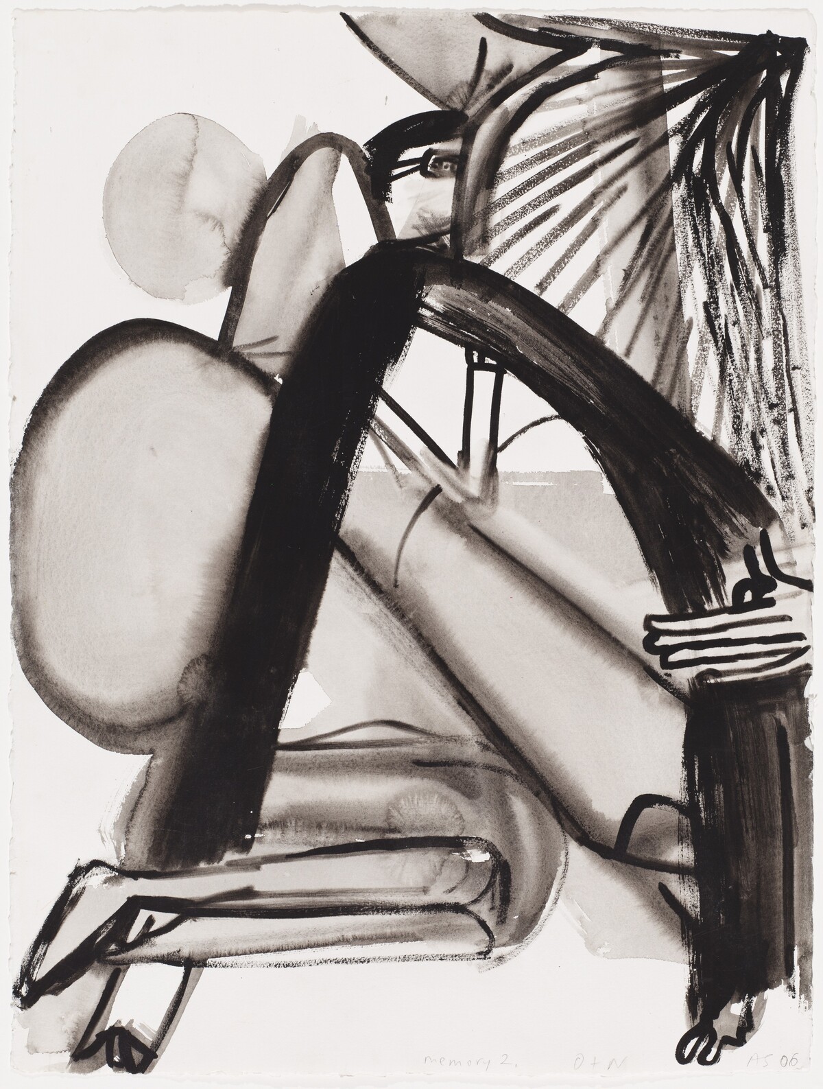 Memory 2, O + N by Amy Sillman