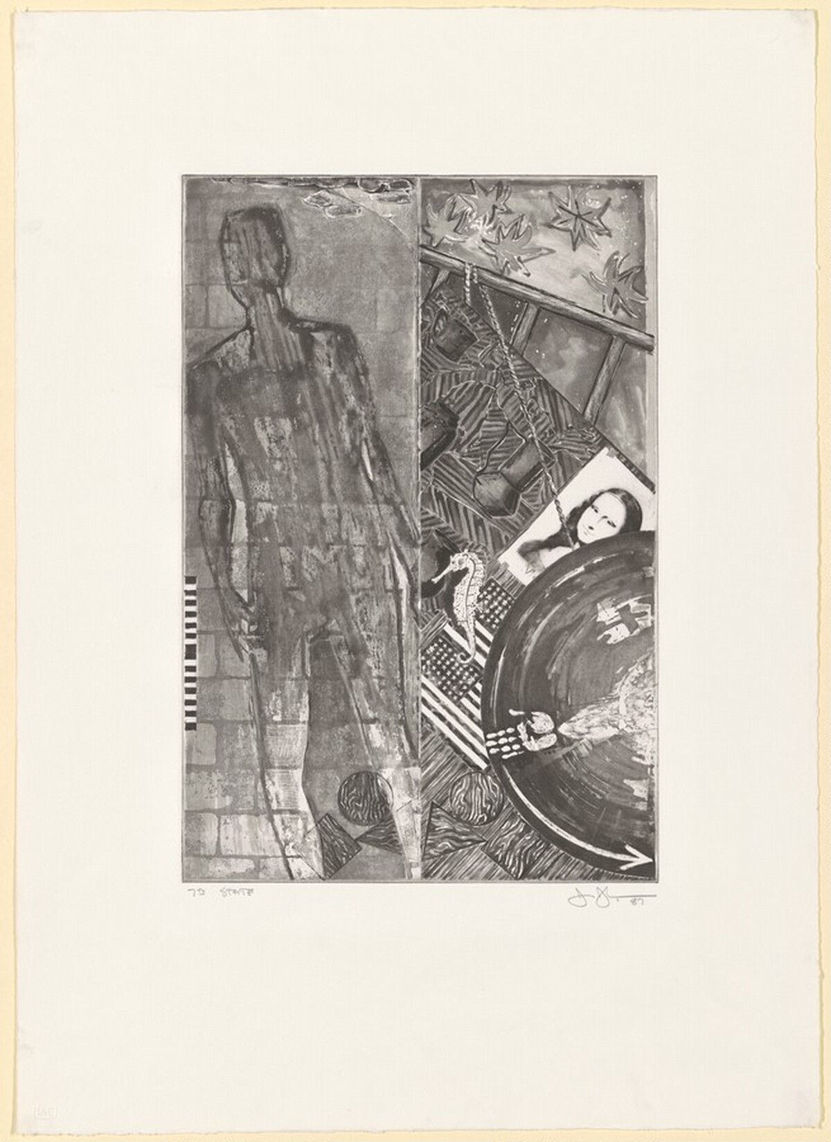 The Seasons (Summer) [state proof of 7th state] by Jasper Johns