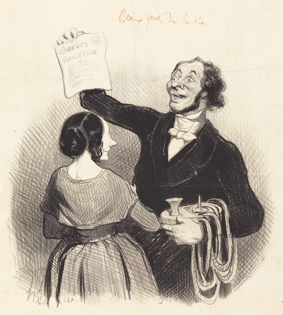 Un Grand homme de plus by Honoré Daumier