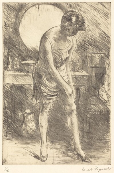 Woman at Her Toilette