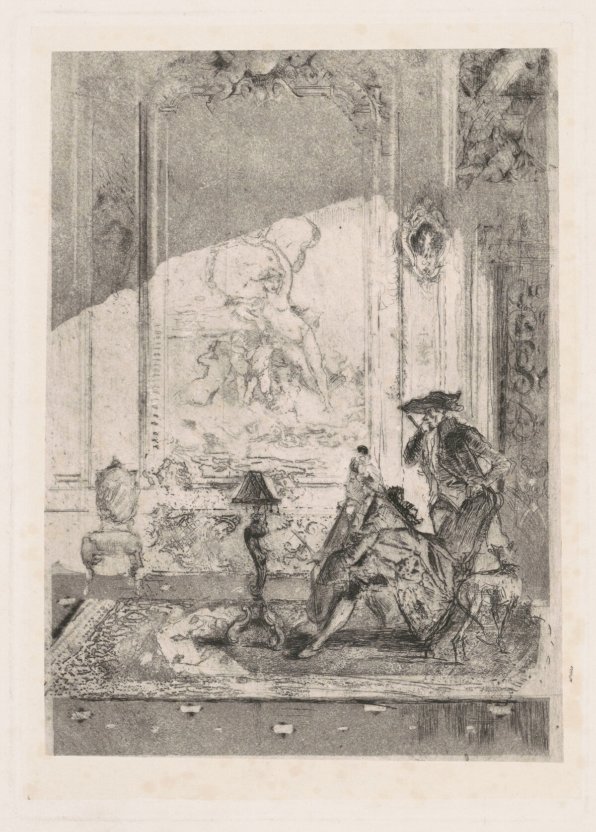 La lezione di violincello [The Violin Lesson] by Mosè Bianchi