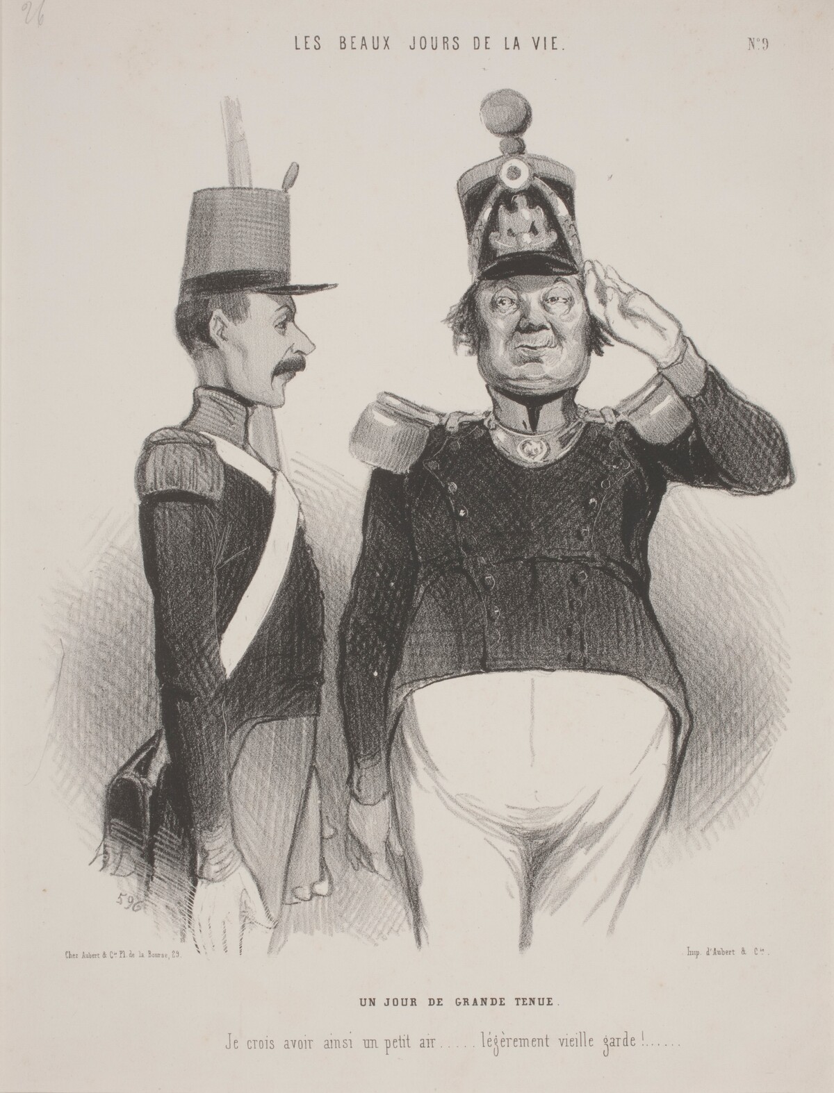 Un Jour de Grande Tenue by Honoré Daumier