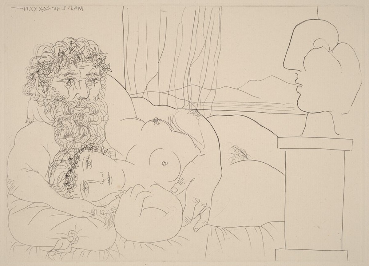 Sculptor at Rest I (Le repos du sculpteur I) by Pablo Picasso