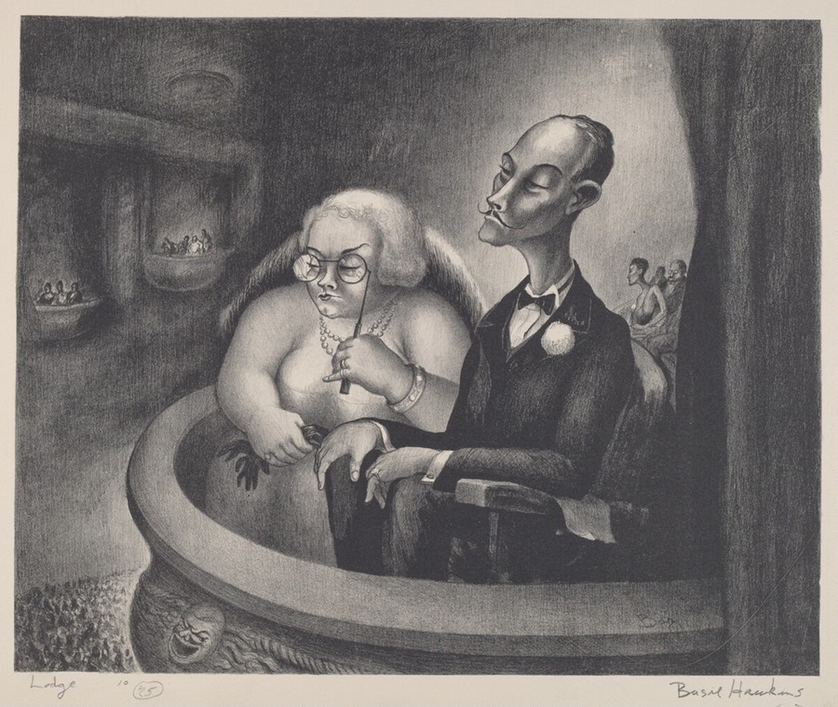 Lodge [sic] by Basil Hawkins