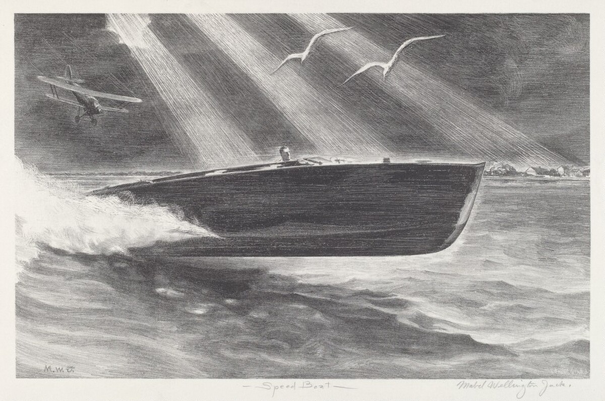 Speed Boat by Mabel Wellington Jack