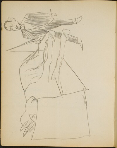 liegendes Pferd und Dompteur (Horse and Tamer) [p. 24]