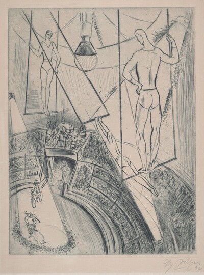 Untitled (Aerialists/Trapeze Act)
