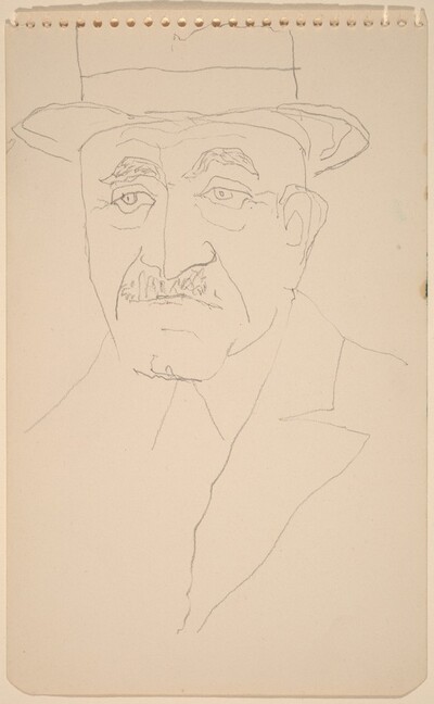 Portrait of a Man Wearing a Hat