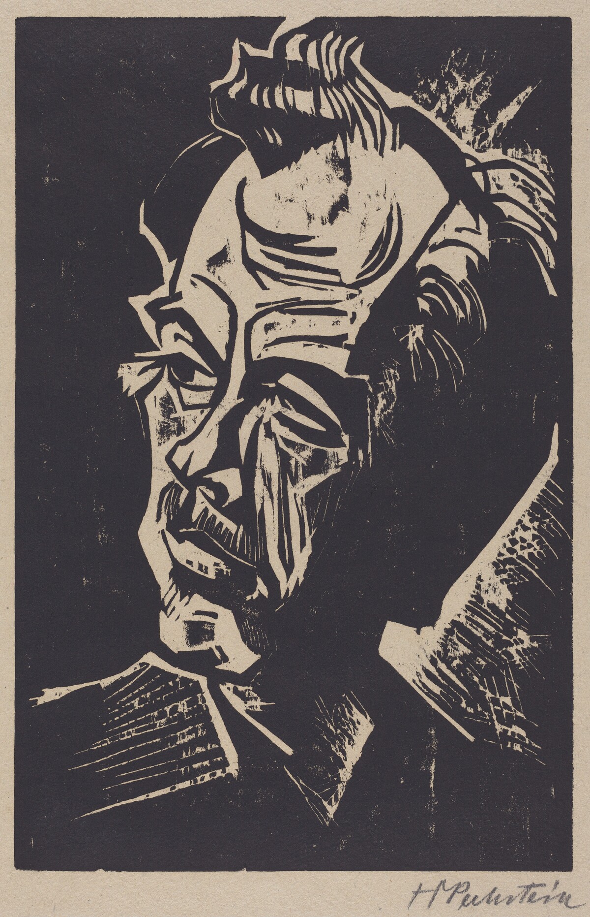 Dr. Edwin Finlay-Freundlich by Max Pechstein