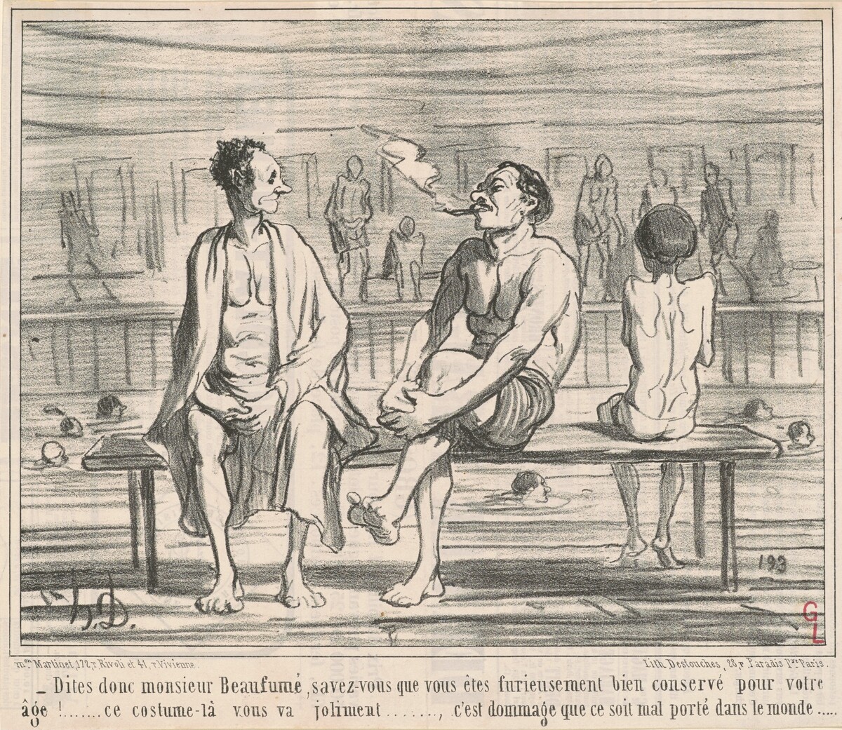 Dites donc, monsieur Beaufumé ... by Honoré Daumier