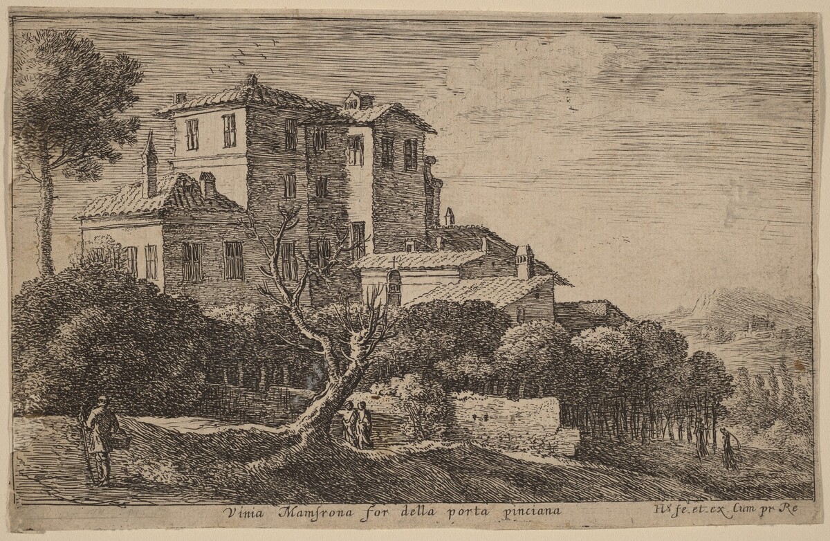 View of the Vineyard of the Villa Mamsrona by Herman van Swanevelt