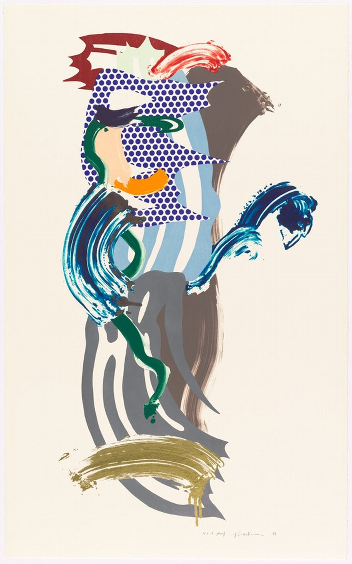 Blue Face by Roy Lichtenstein
