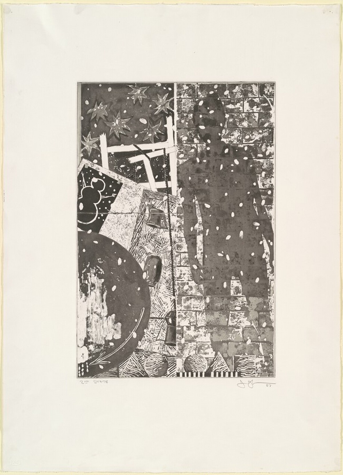 The Seasons (Winter) [state proof of 2nd state] by Jasper Johns