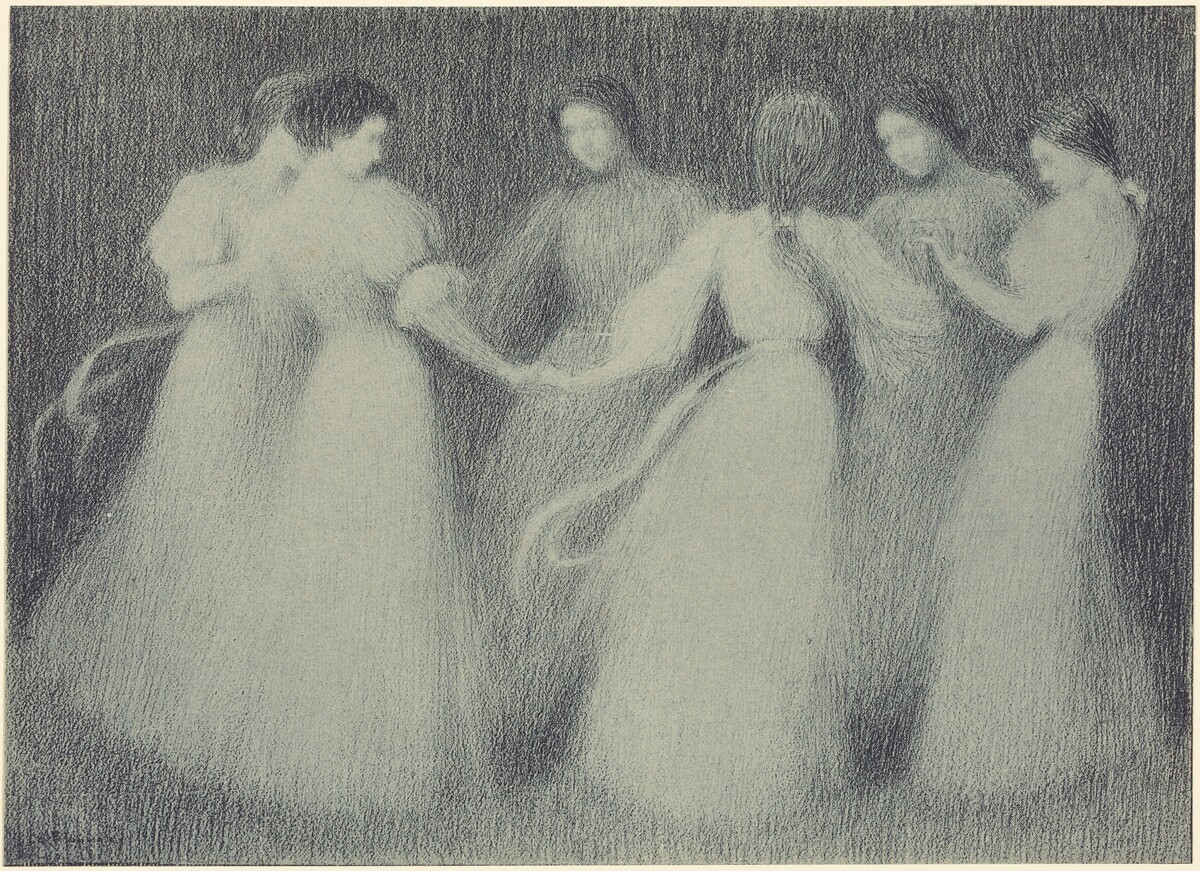 La Ronde by Henri Eugéne Le Sidaner