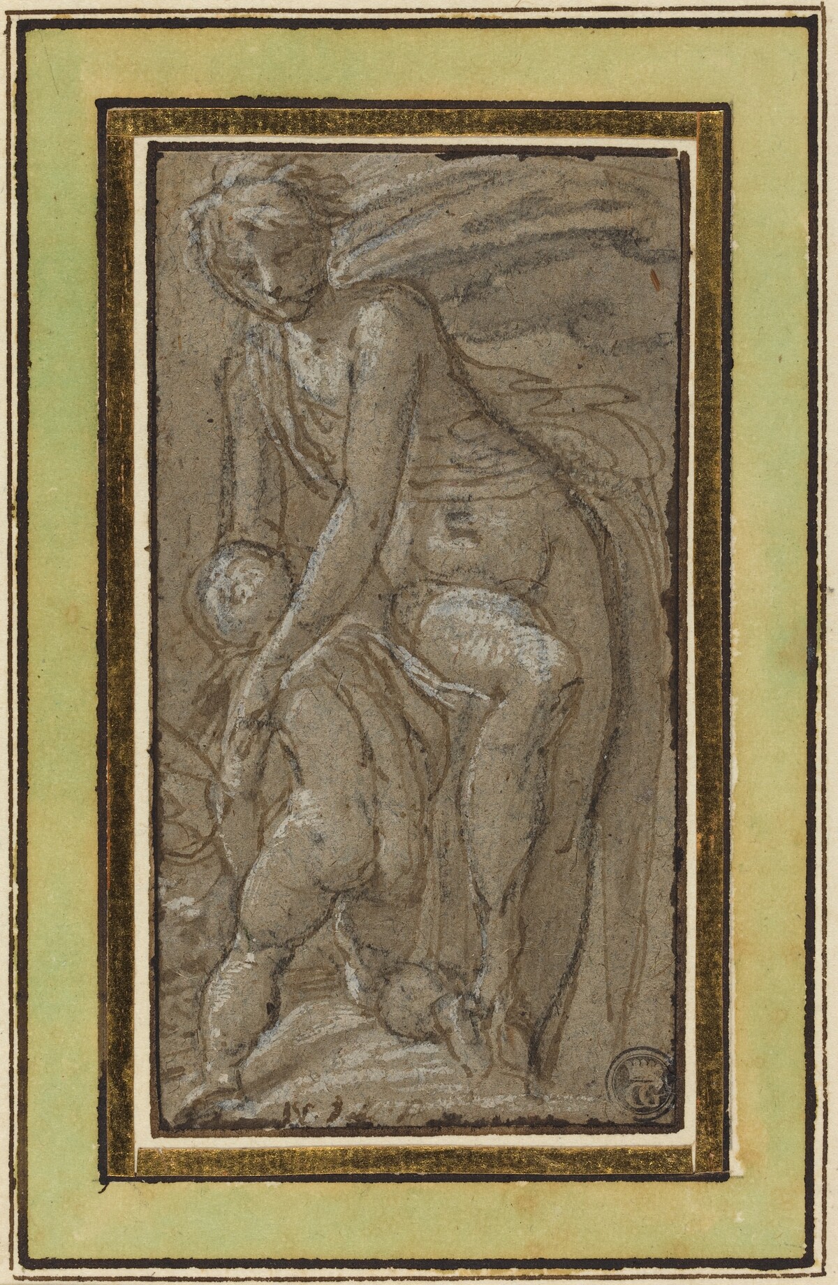 Nude with Putto by Jacopo Zanguidi, called Bertoia
