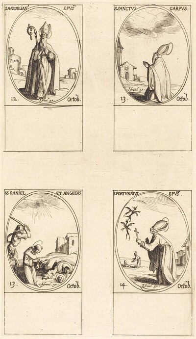 St. Maximilian; St. Carpus; St. Daniel and Angelus; St. Fortunatus