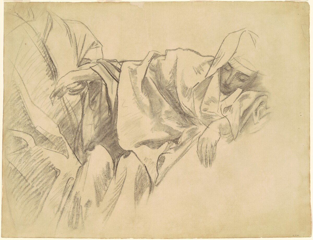 Study of the Crucifixion for "Fifteen Mysteries of the Rosary" by John Singer Sargent