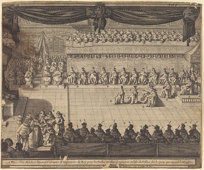 Meeting in the Chapel at Fontainebleau