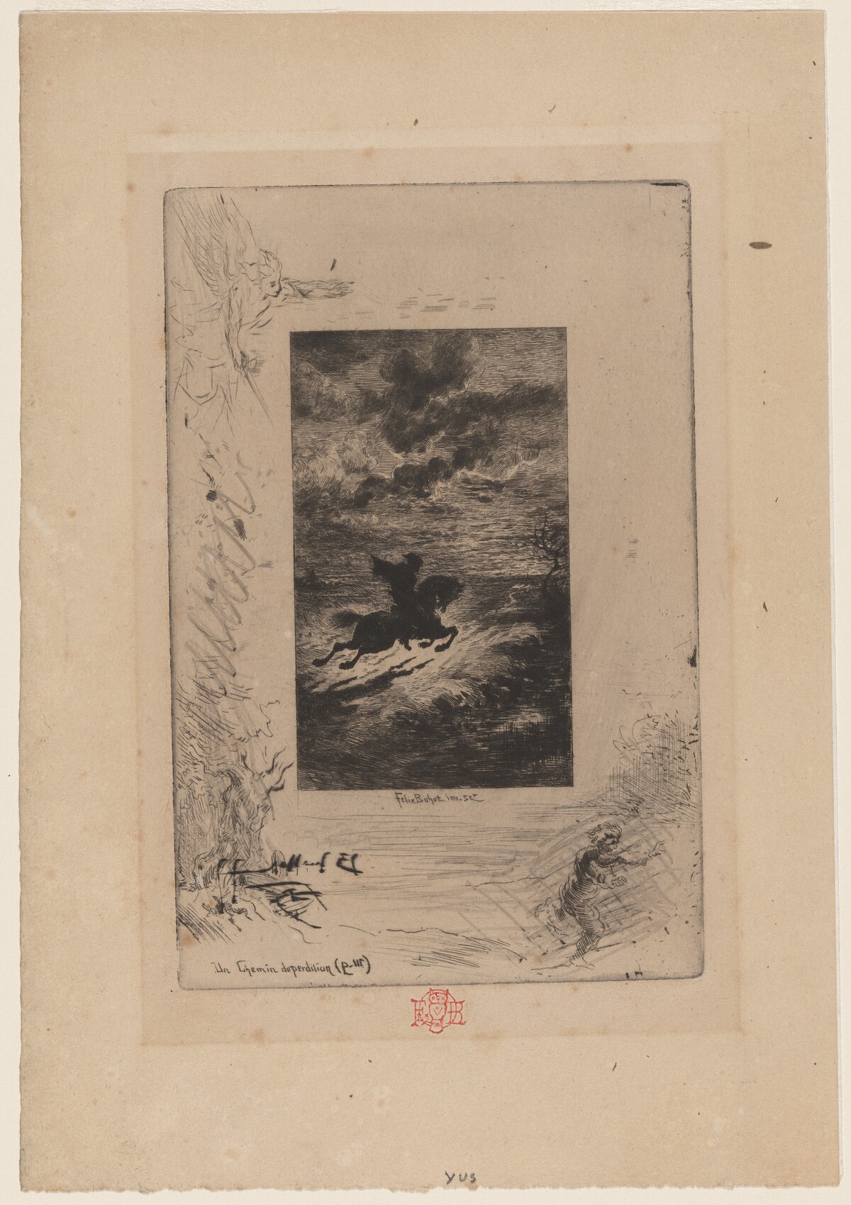 Un Chemin de perdition by Félix-Hilaire Buhot