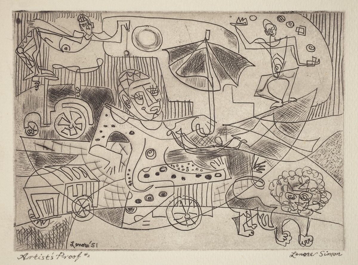 Untitled (Circus Theme) by Lenore Simon