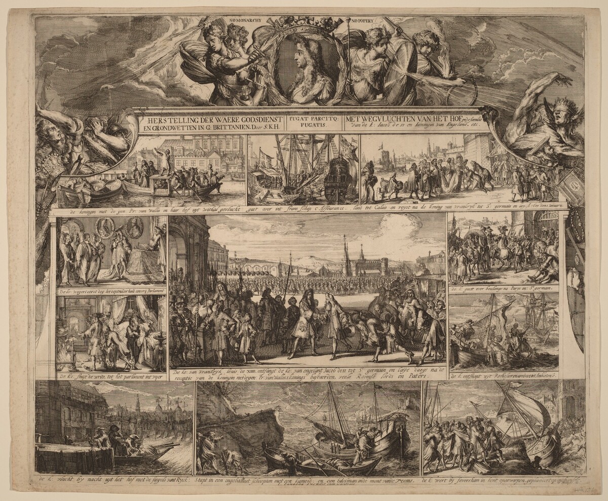 No Monarchy, No Popery by Romeyn de Hooghe