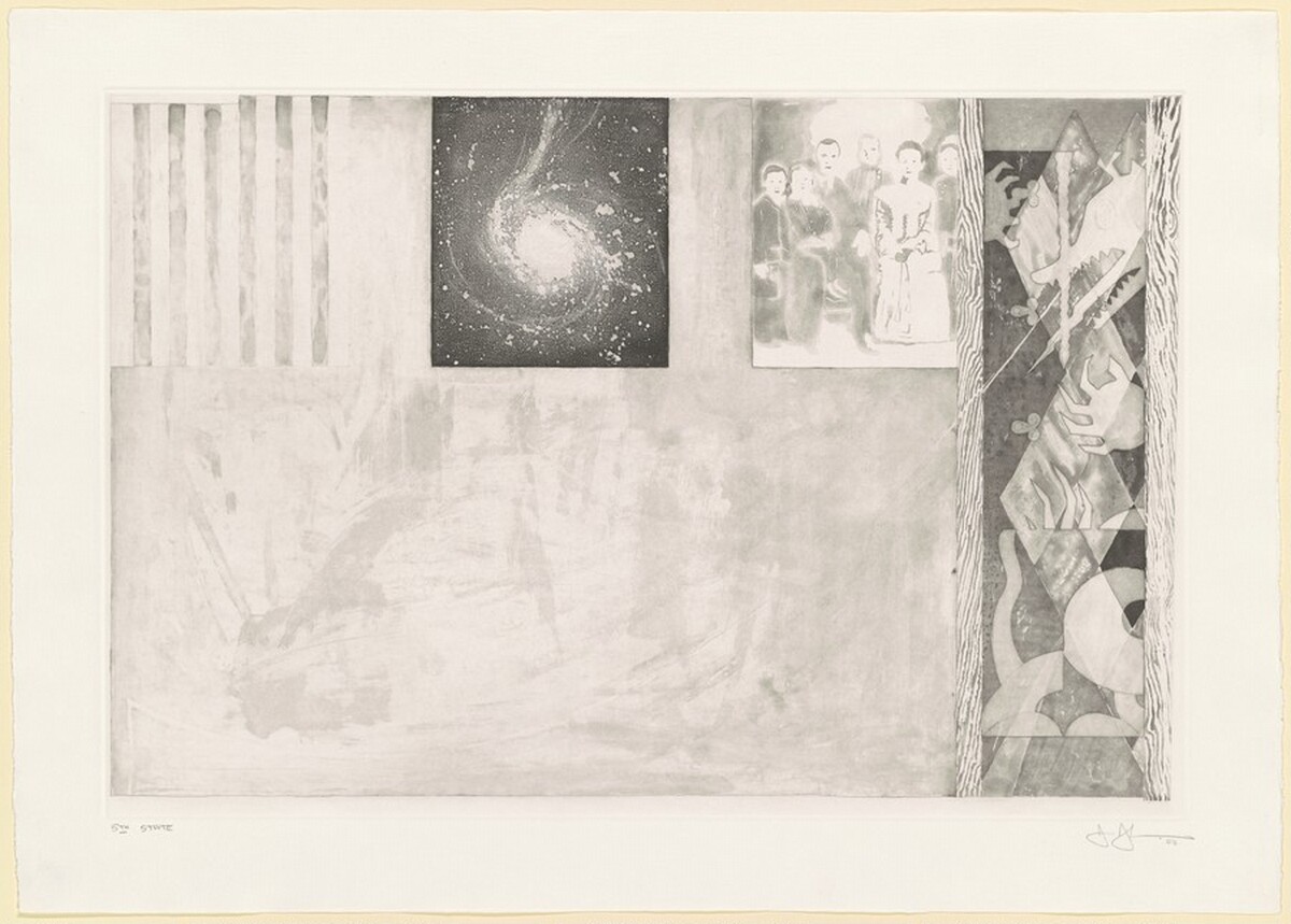 Untitled [state proof of 5th state] by Jasper Johns