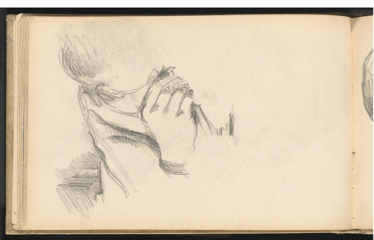Hand and Shoulder of a Boy by Paul Cezanne