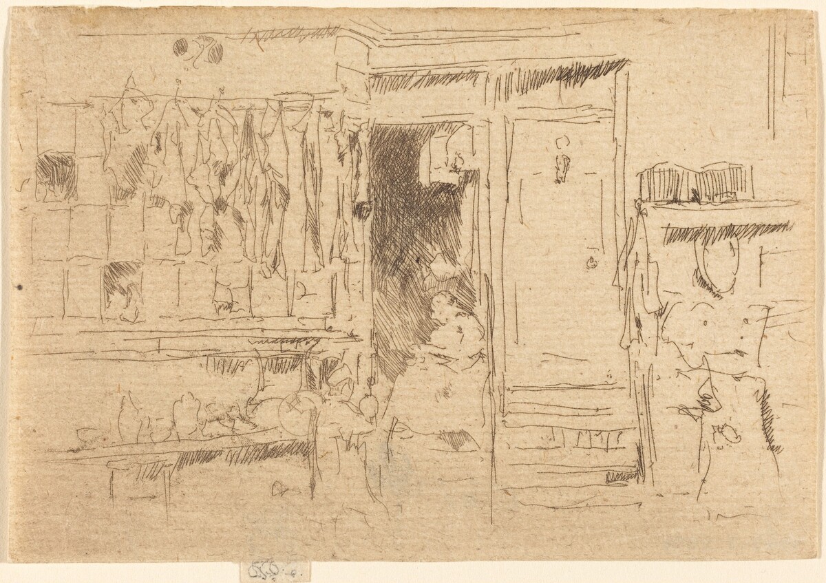 Old-Clothes Shop, No.I by James McNeill Whistler