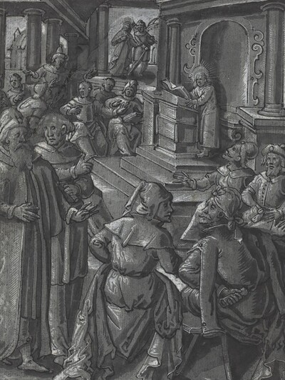 Christ Healing the Lame [verso]