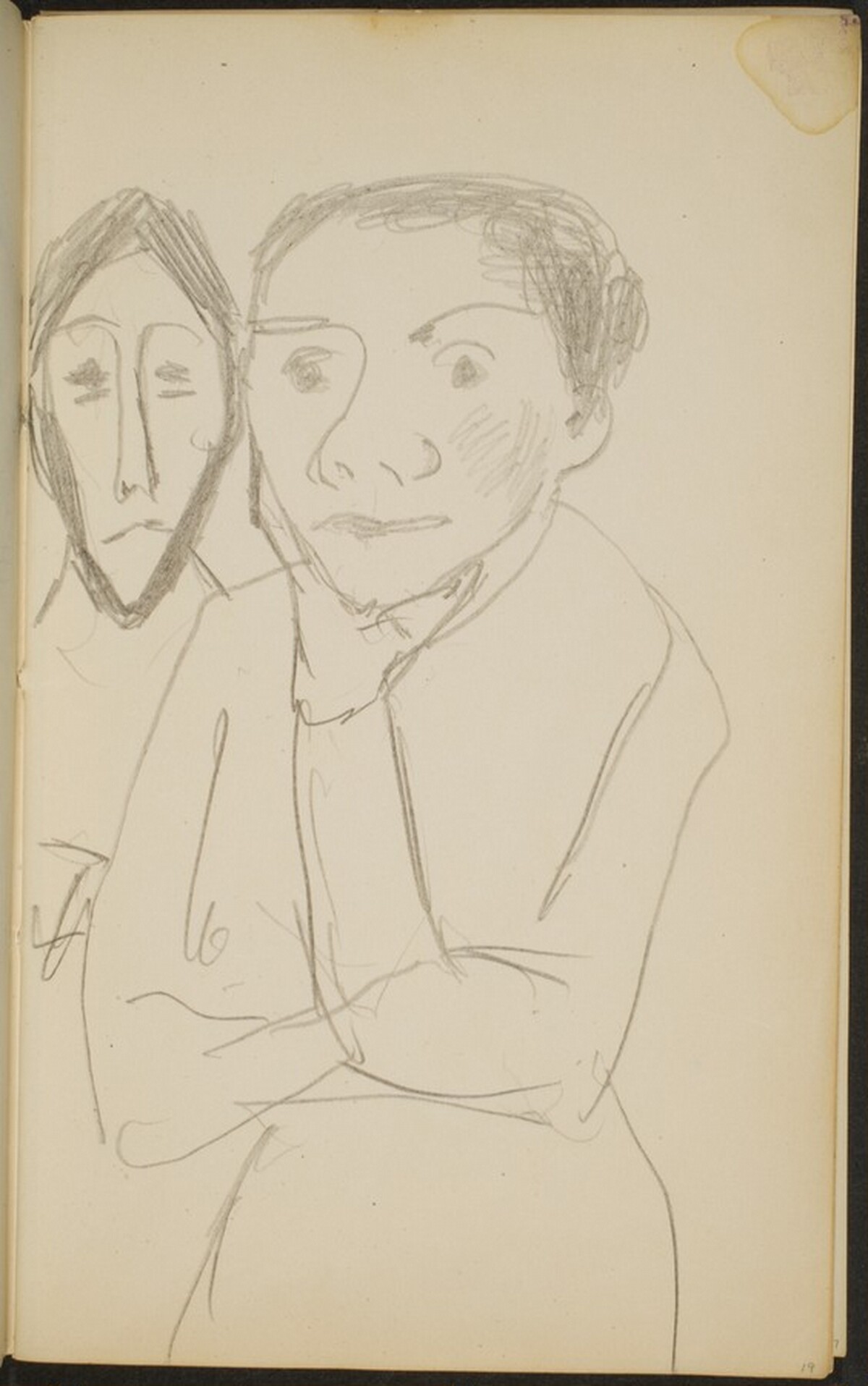 zwei Frauen (Two Women) [p. 19] by Max Beckmann
