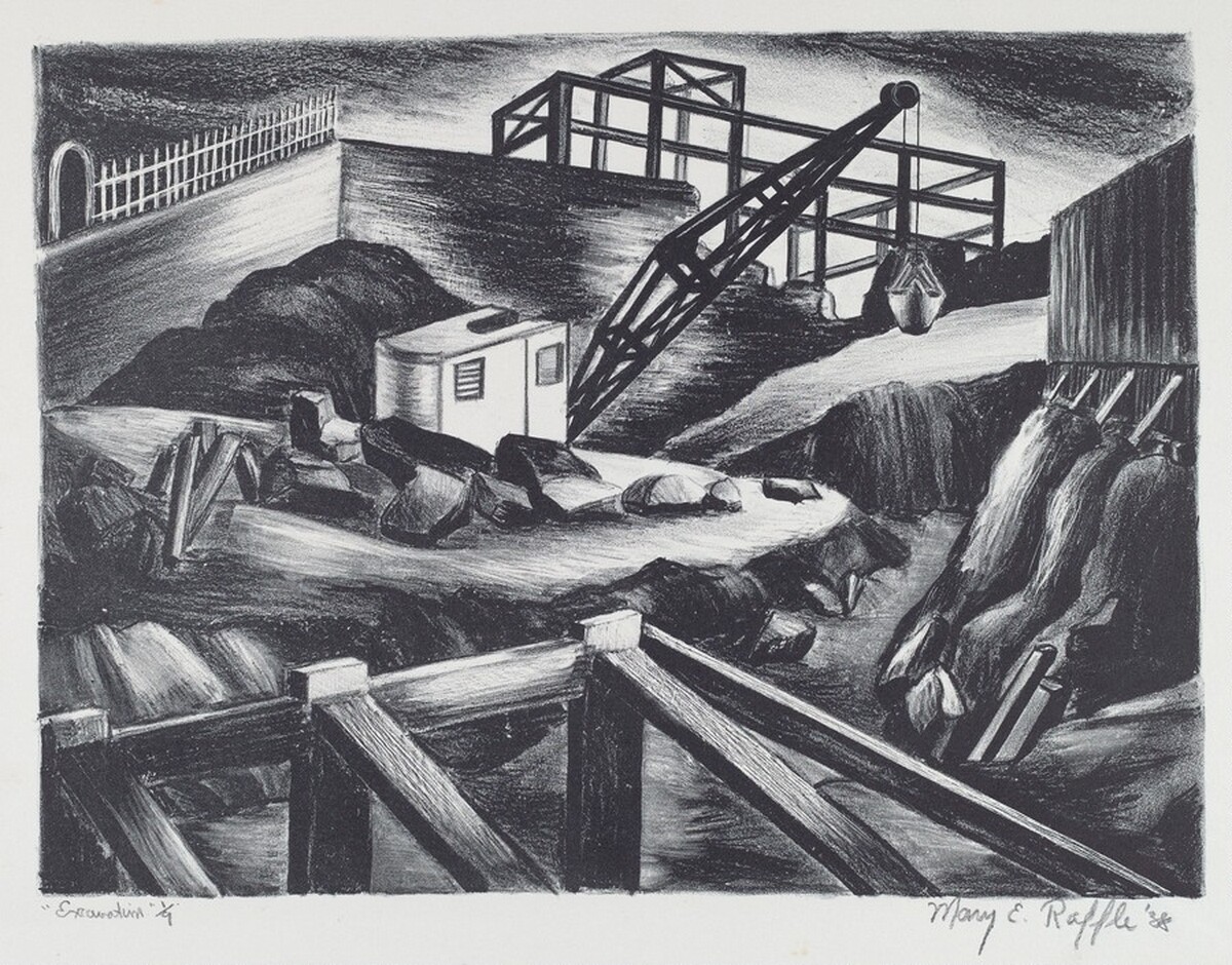 Excavation by Mary E. Raffle