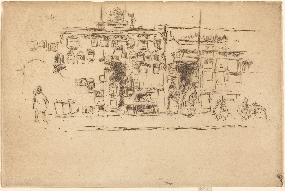 Bird-Cages Chelsea by James McNeill Whistler